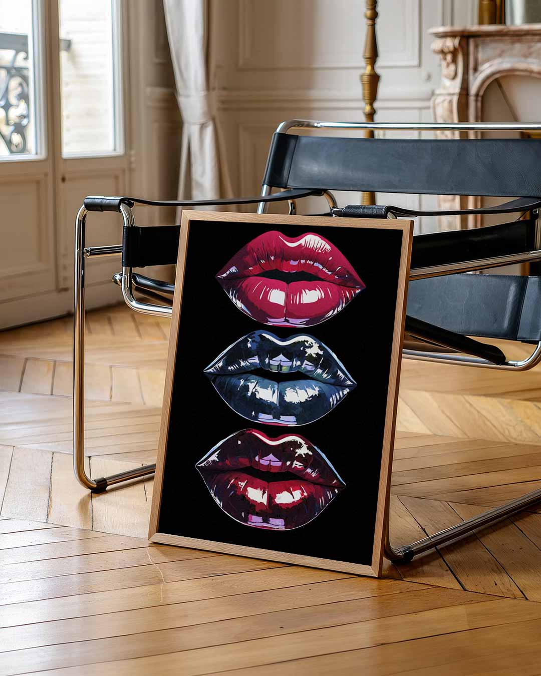 Stijlvolle Lippen Poster