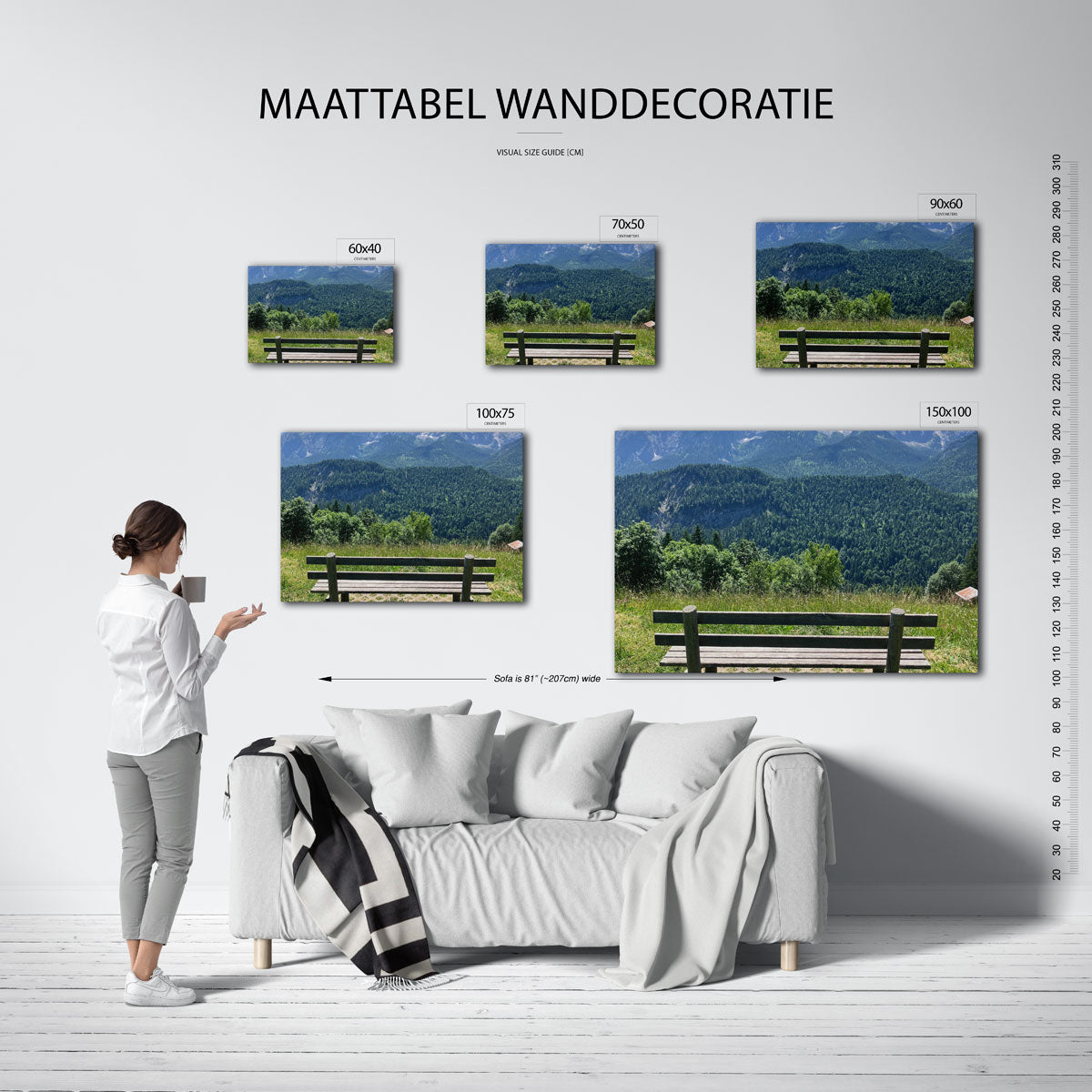 Berglandschap Kunstwerk