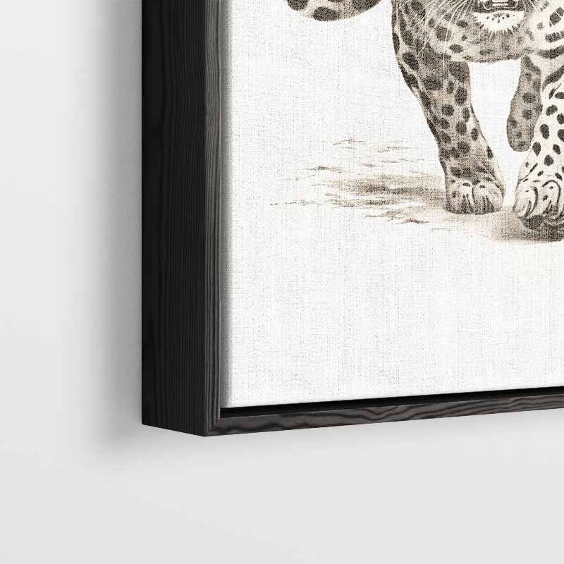 Schitterende Jachtluipaard Kunst Kunstwerk-canvas-dibond-plexiglas-wanddecoratie-WallArtistic