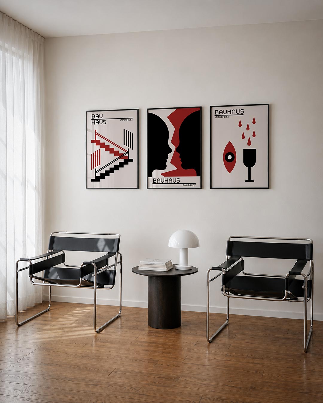 Trapvormen en lijnen Posterset
