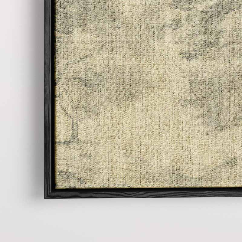 Serene Boslandschap Kunstwerk-canvas-dibond-plexiglas-wanddecoratie-WallArtistic