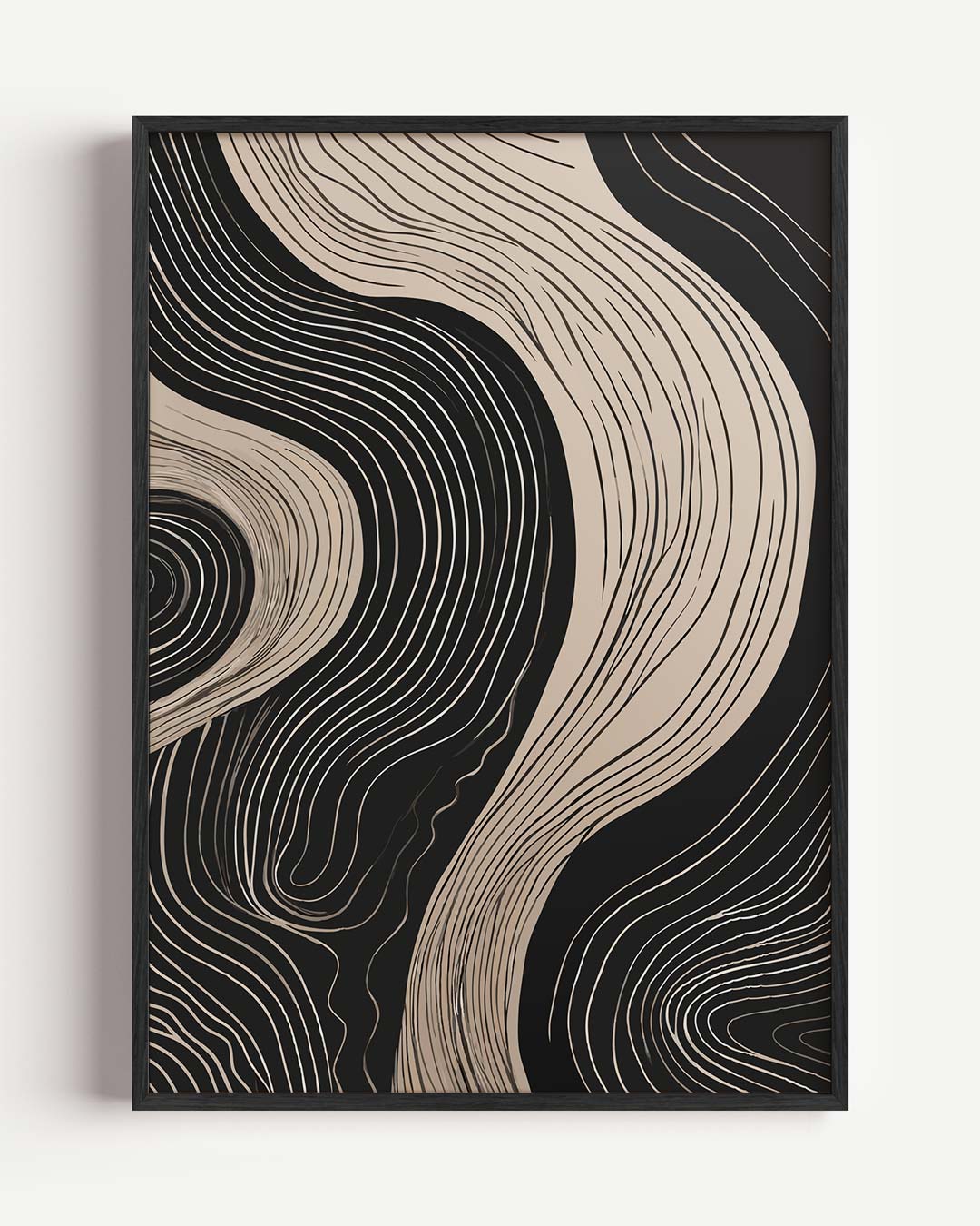 Golvende Abstractie Poster