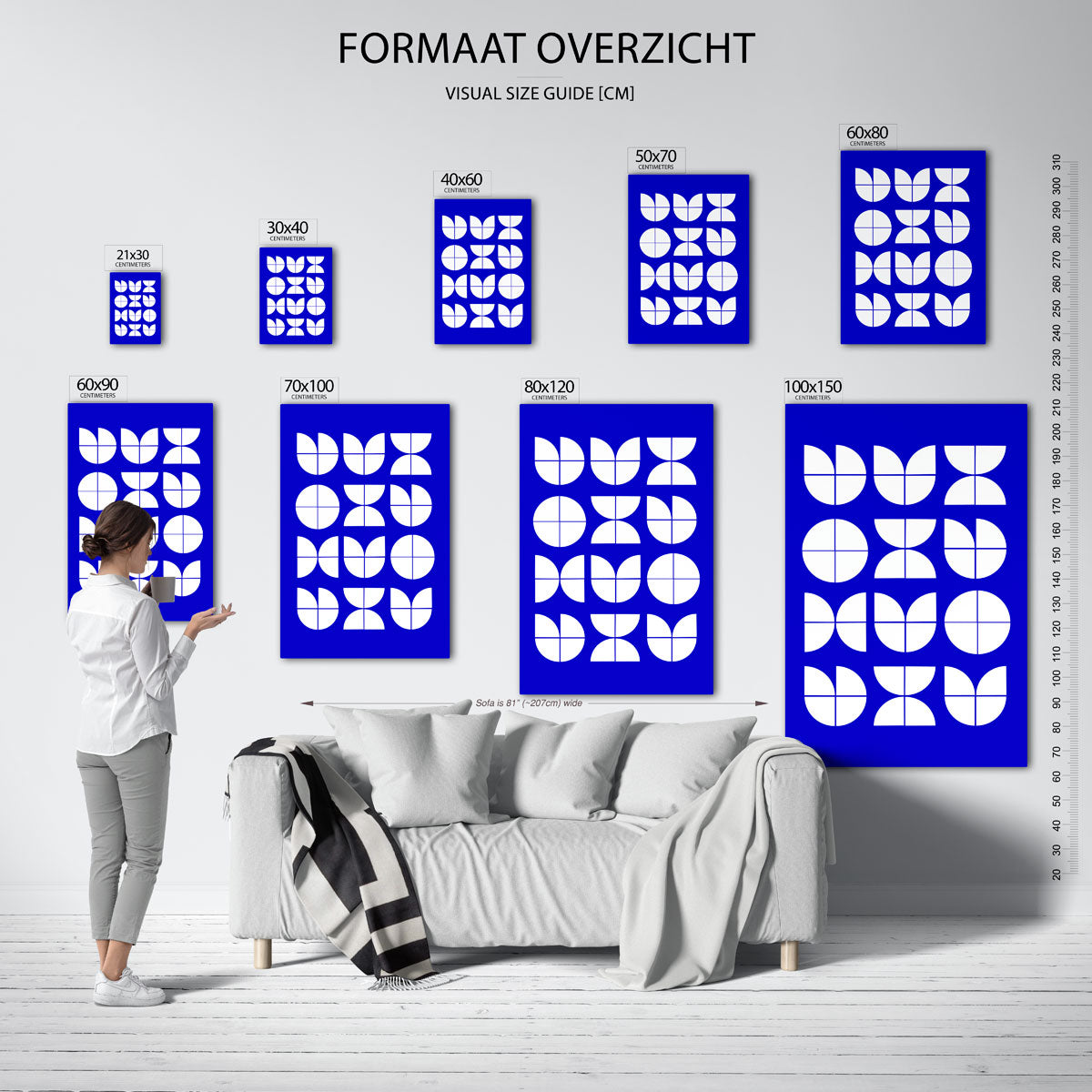 Vormen en vlakken Poster