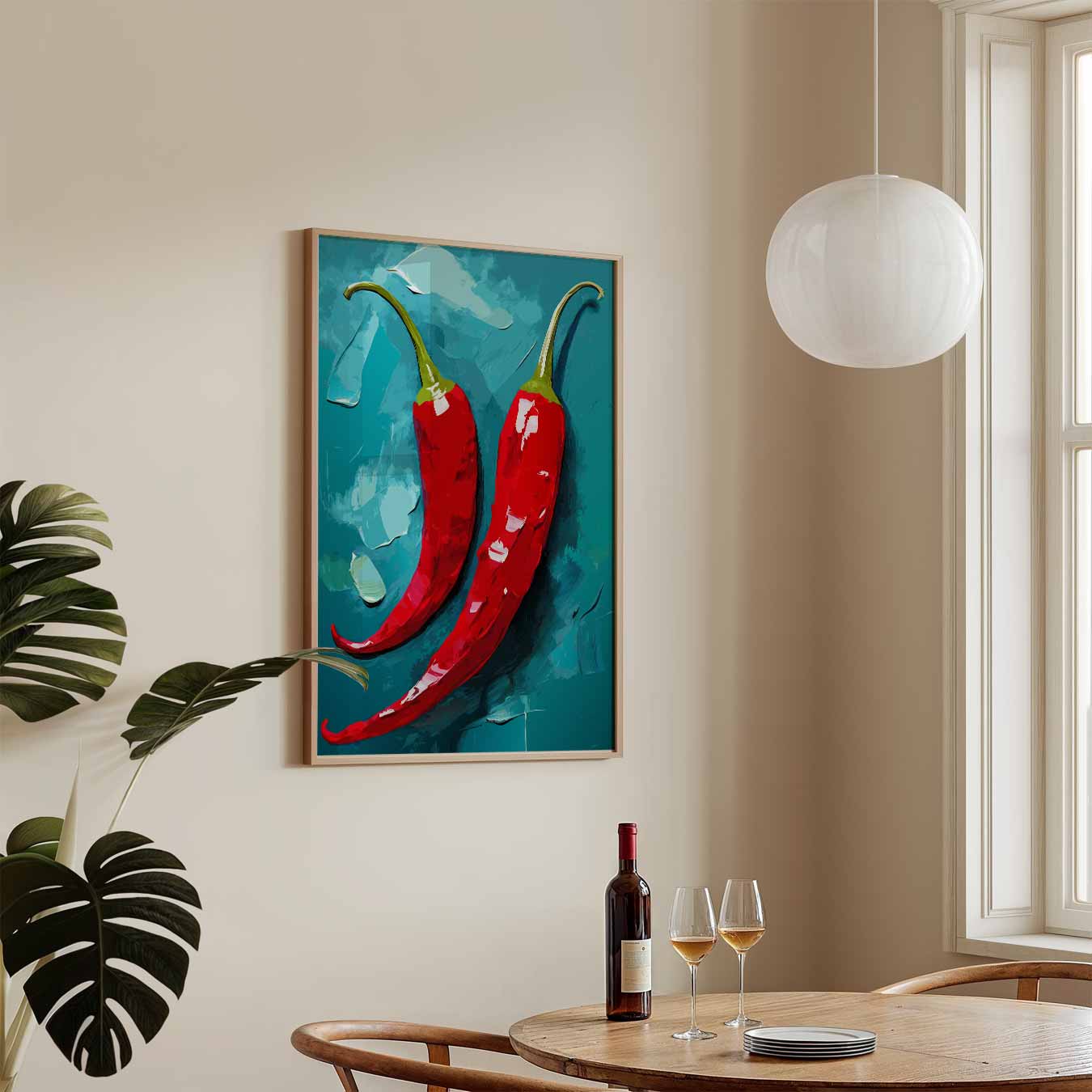 Spicy Pepper Art Print Poster