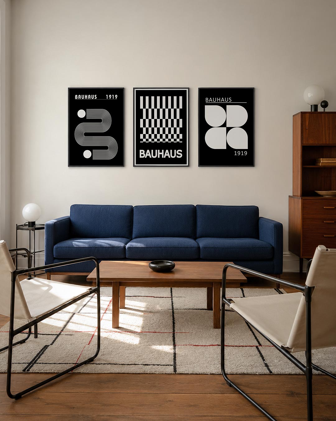 Lijnen en cirkel Posterset