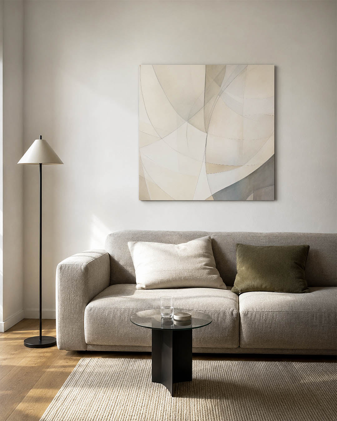 Organische lijnvormen Kunstwerk