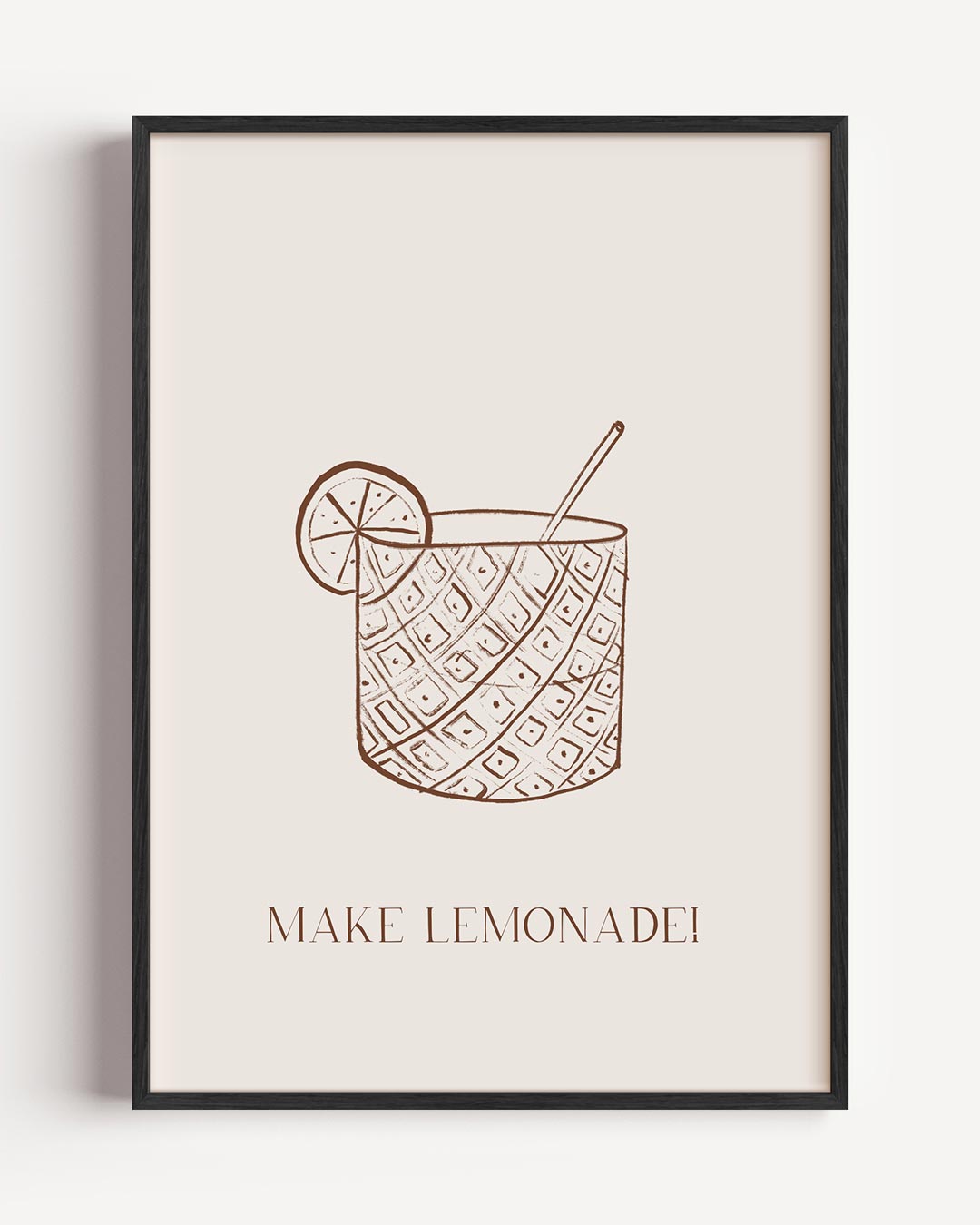 Make Lemonade Poster-WallArtistic