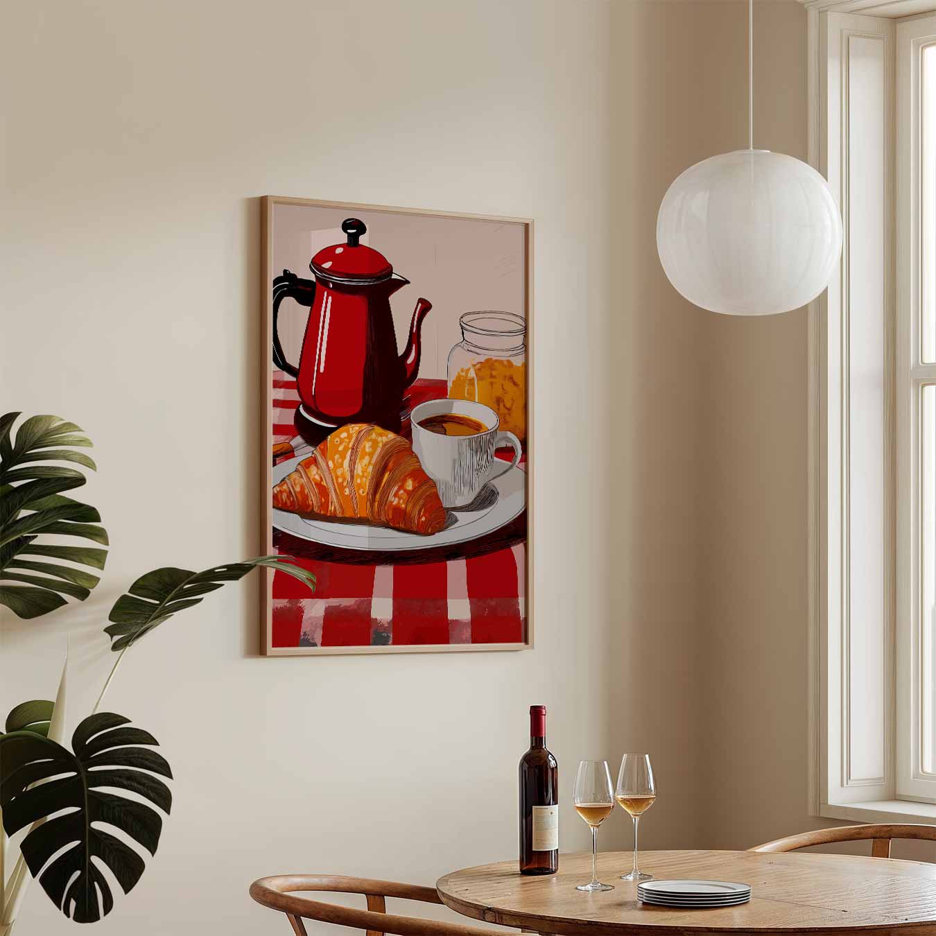 Franse Ontbijt Sfeerposter