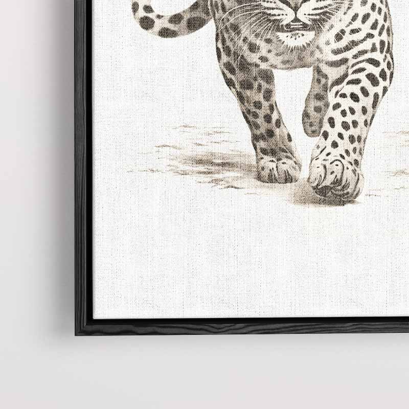 Schitterende Jachtluipaard Kunst Kunstwerk-canvas-dibond-plexiglas-wanddecoratie-WallArtistic