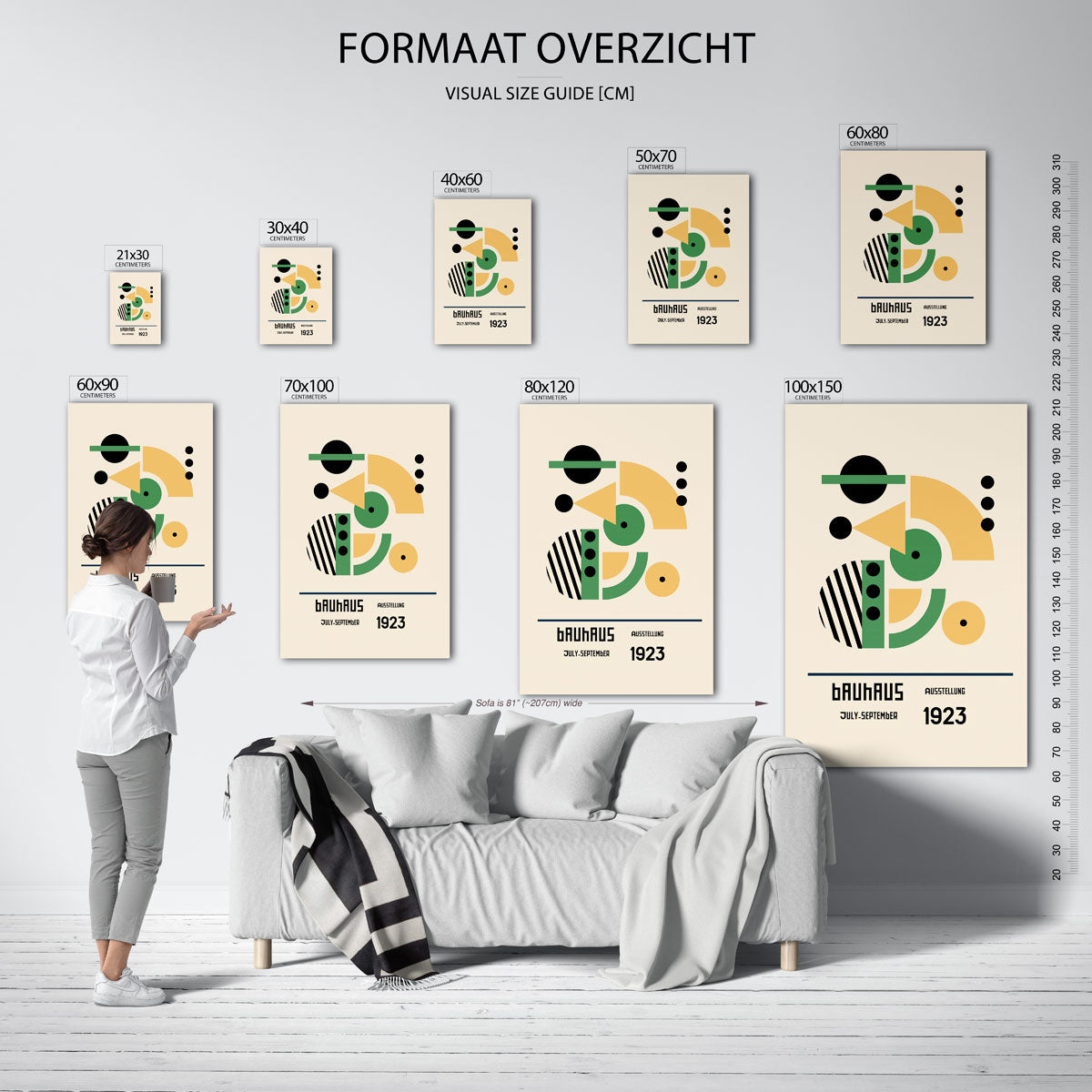 Vormen en vlakkenspel Poster