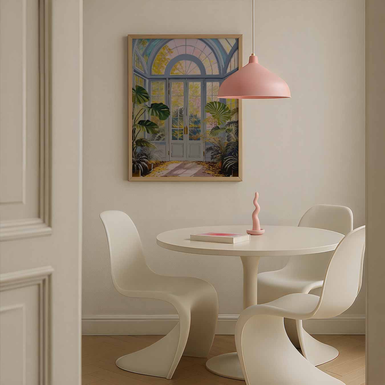 Dromerige Serre Met Planten Poster