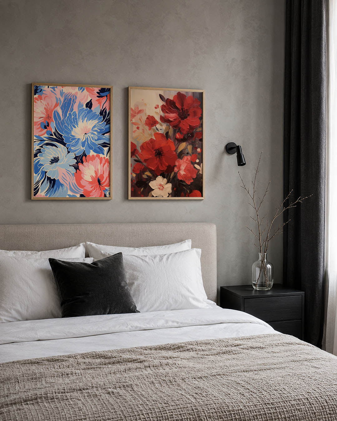 Bloemrijke vormen Posterset