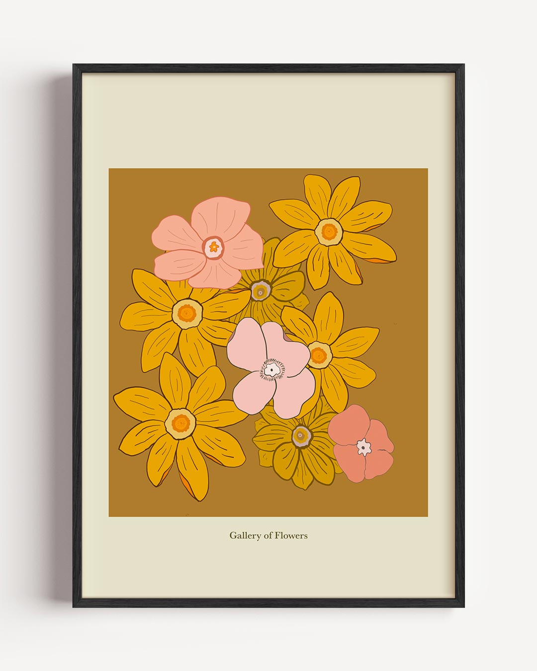 Bloemenpracht in Herfsttinten Poster-WallArtistic