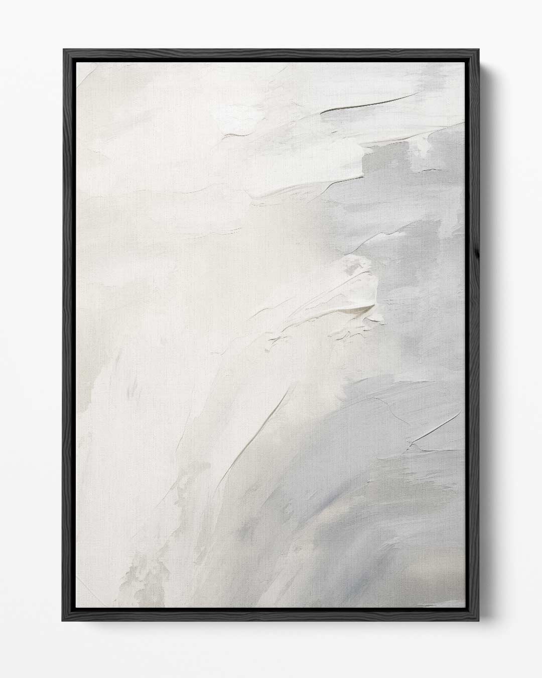 Sereniteit in Wit en Grijs Kunstwerk-canvas-dibond-plexiglas-wanddecoratie-WallArtistic
