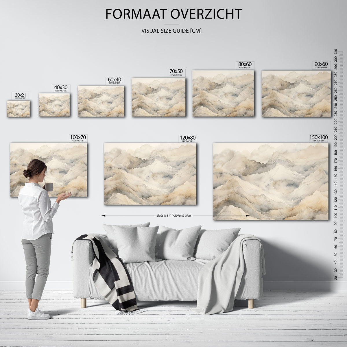 Berglandschap Poster