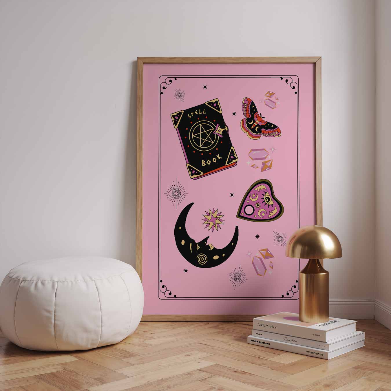 Magische Roze Sfeerposter