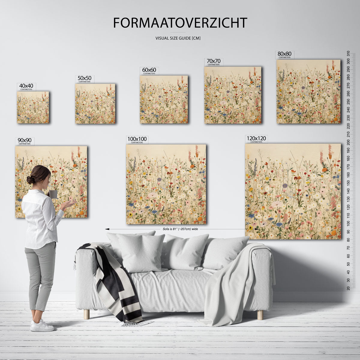 Bloemenveld Poster