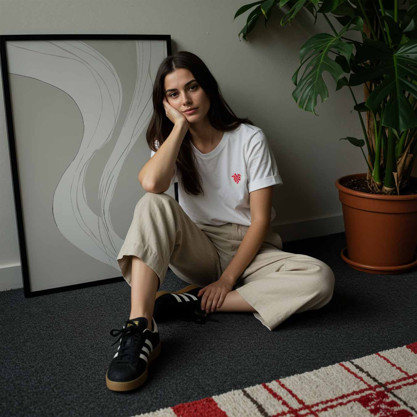 Sierlijke Abstracte Kunstposter