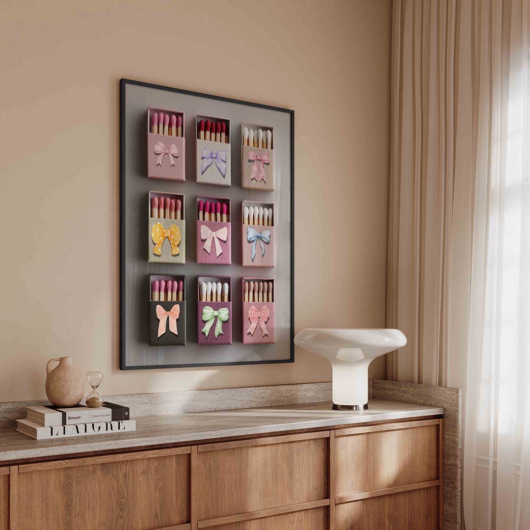 Luciferdoosjes met strikken Poster