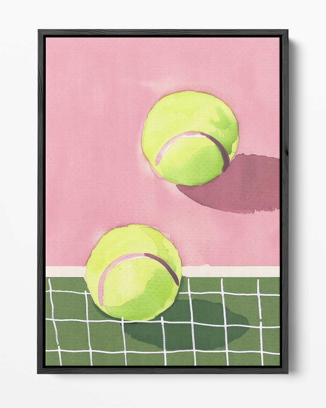 Tennis Dromen Kunstwerk-canvas-dibond-plexiglas-wanddecoratie-WallArtistic