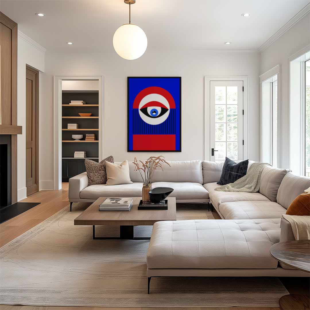 Kleurrijke Blikvanger Kunstwerk-canvas-dibond-plexiglas-wanddecoratie-WallArtistic