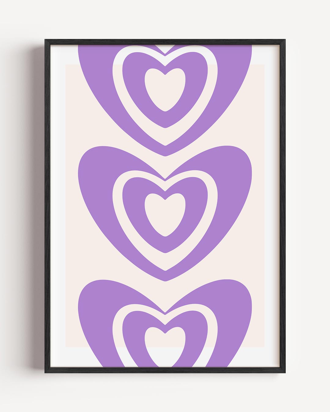 Liefdevolle Hartjes Poster-WallArtistic
