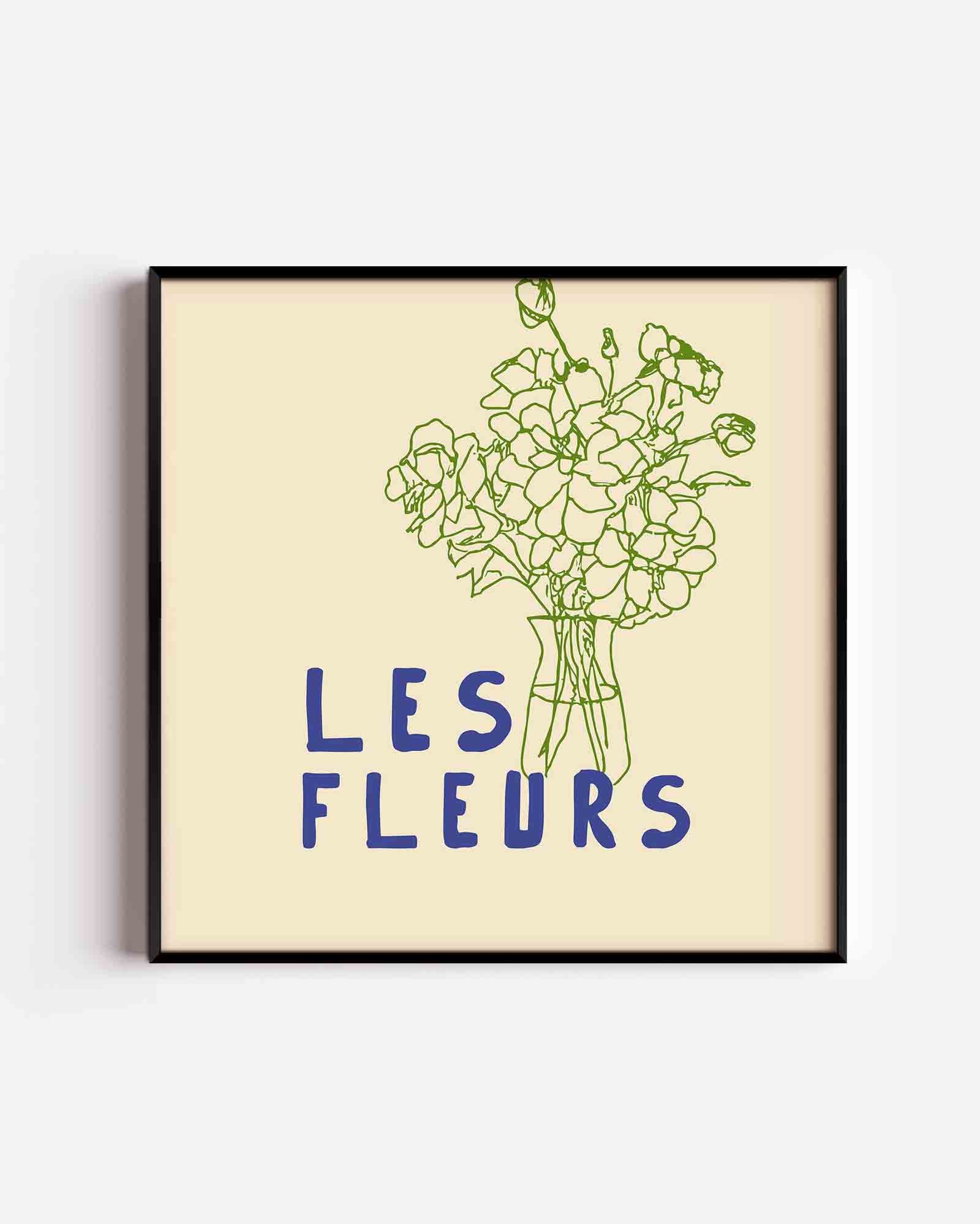 Les fleurs Poster