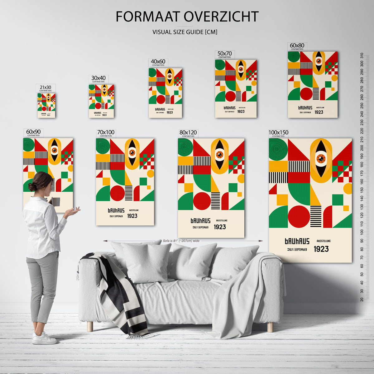 Vormen en vlakkenspel Poster