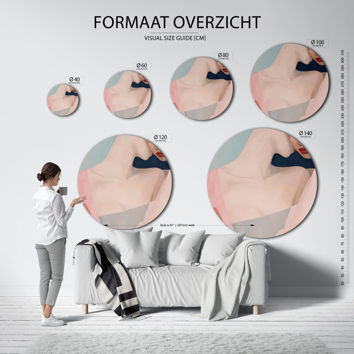 Abstracte Muurcirkel