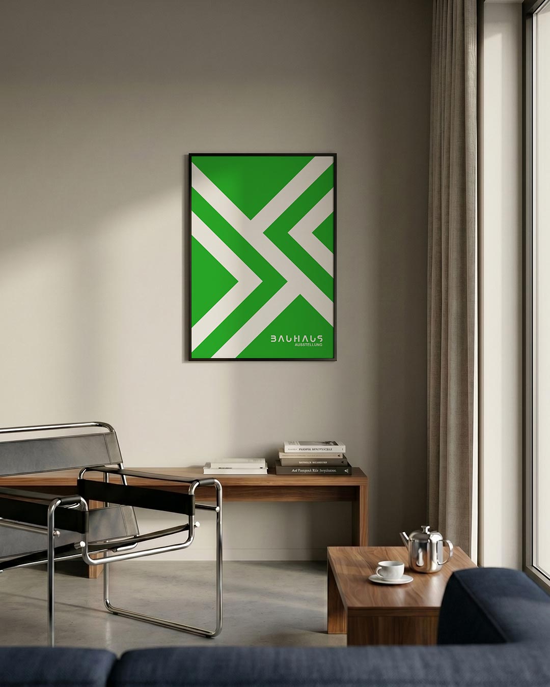 Lijnenspel en kleur Poster