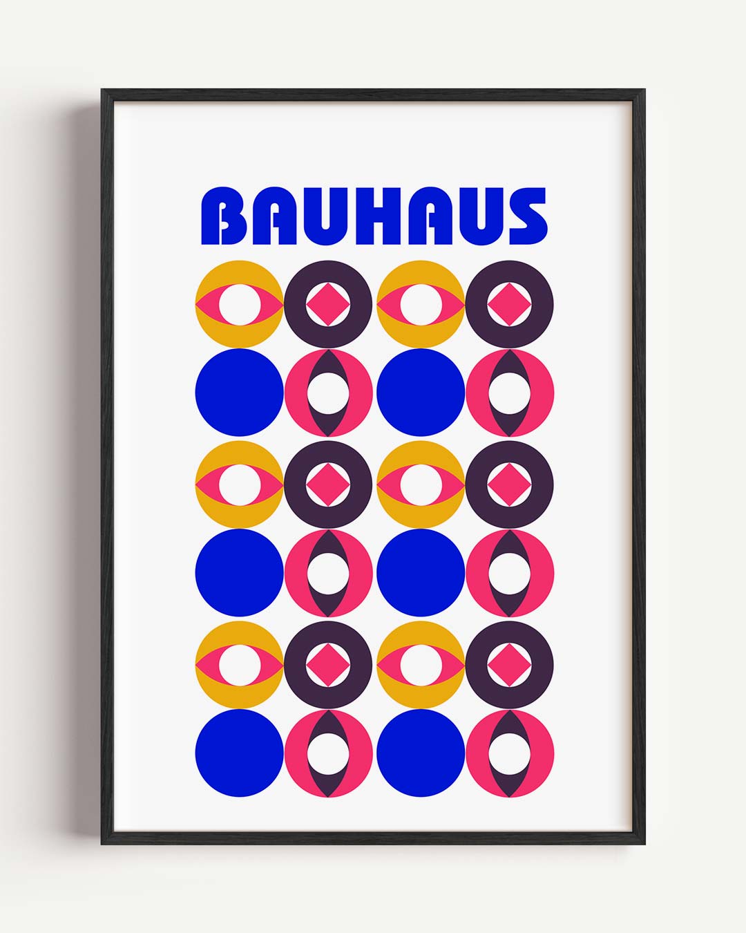 Bauhaus Geometrische Kunstposter