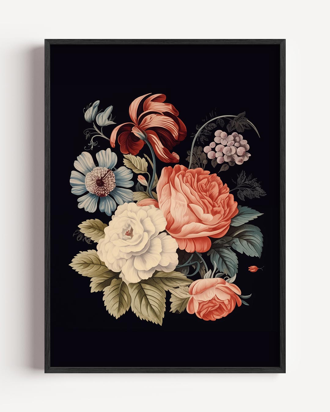 Elegante Bloemenpracht Poster-WallArtistic