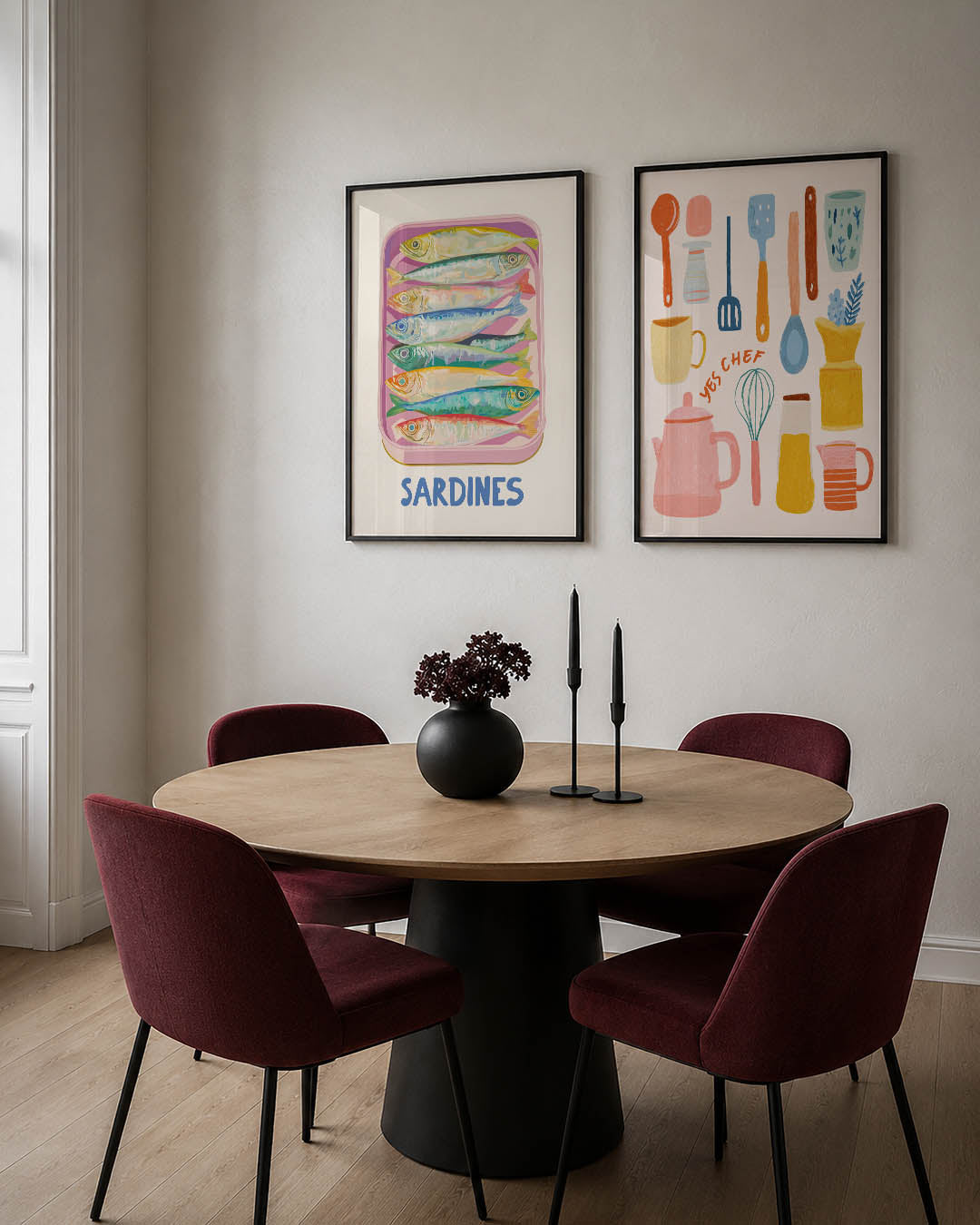 Kleurrijke vissen Posterset