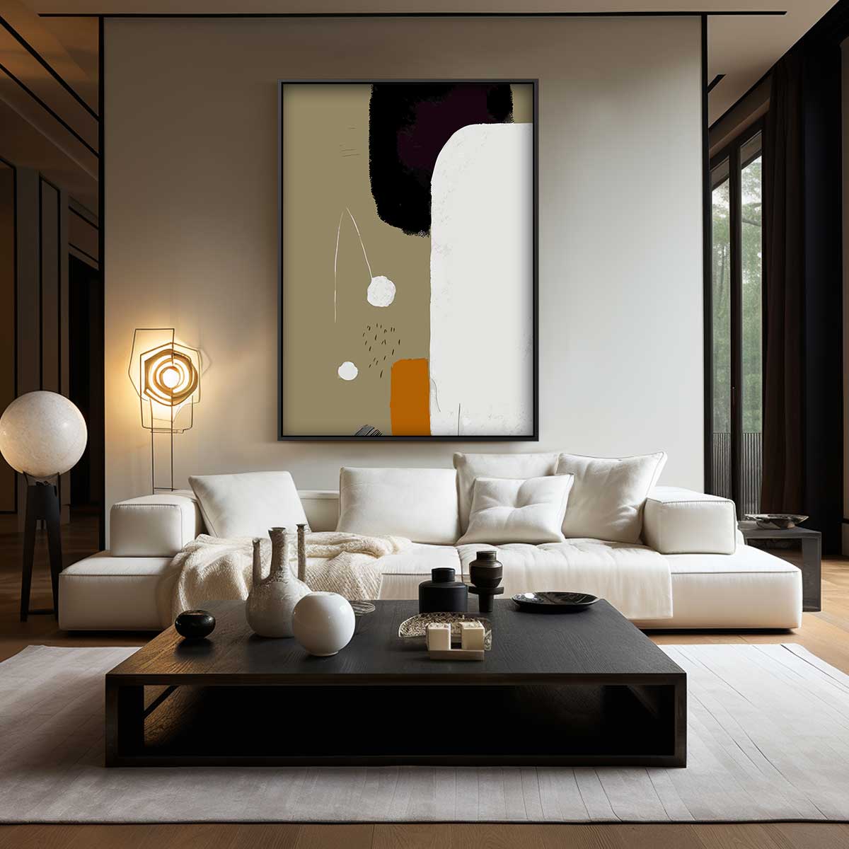 Abstracte Rust Kunstwerk-canvas-dibond-plexiglas-wanddecoratie-WallArtistic