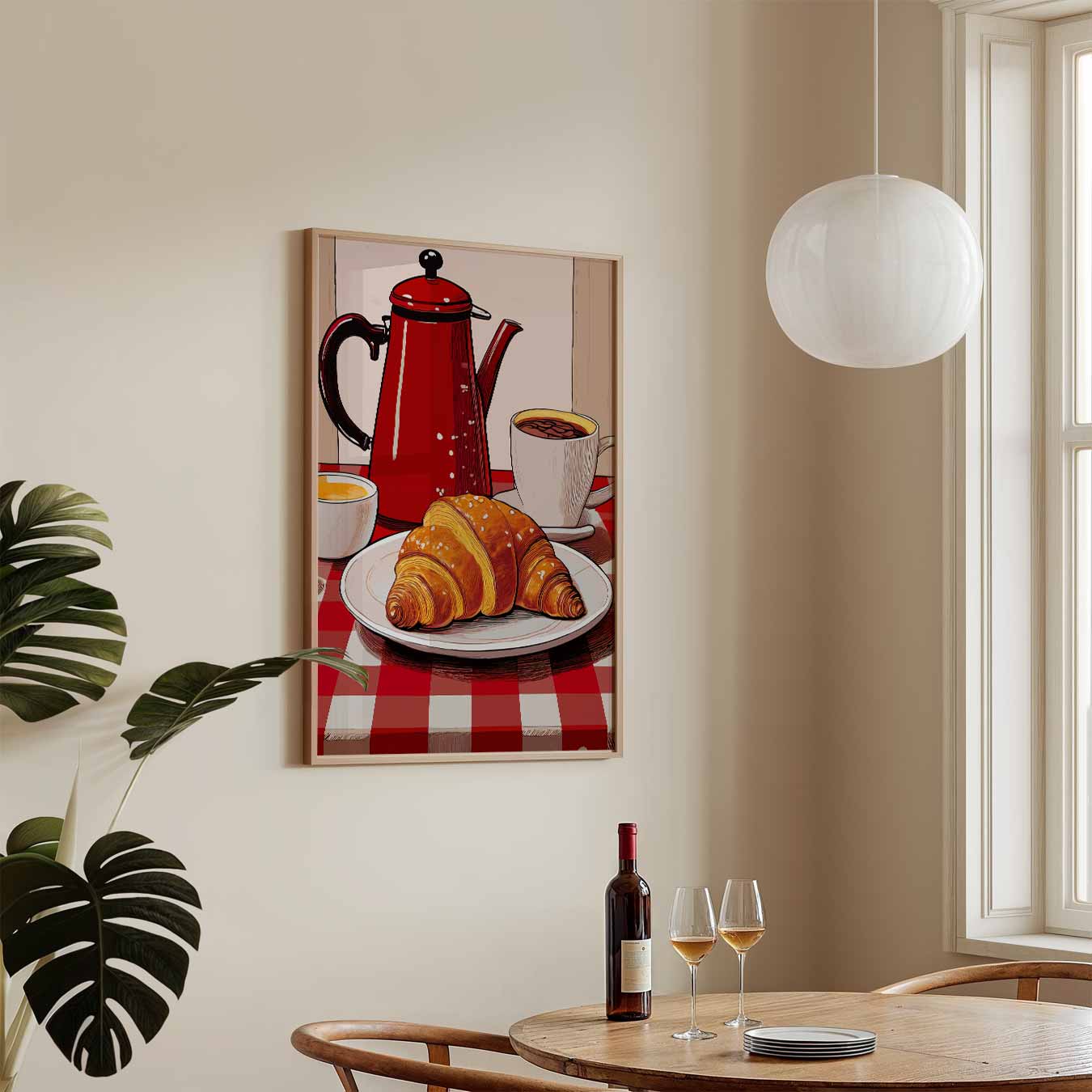Franse Ontbijtcharme Poster