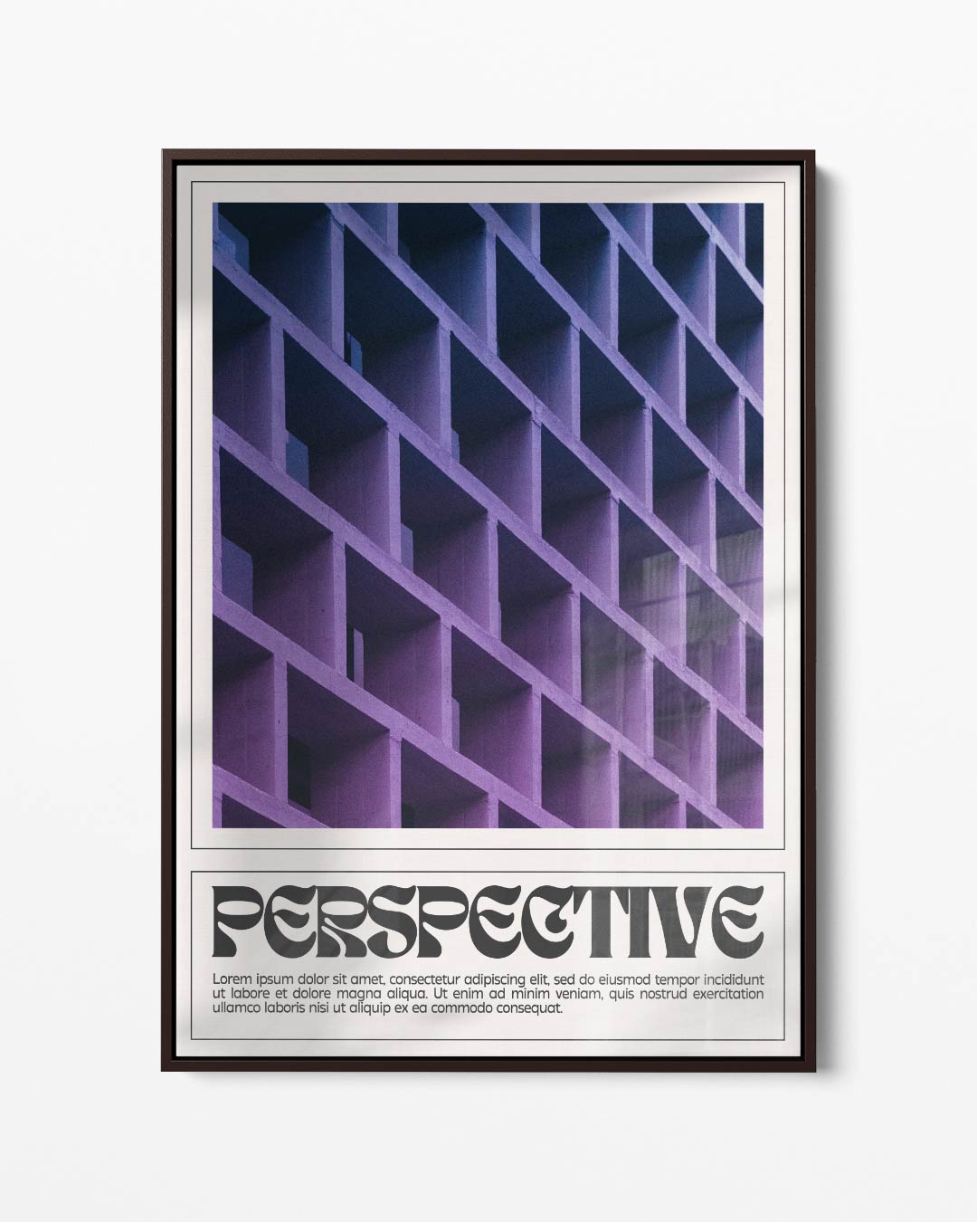 Geometrische Perspectieven Kunstwerk-canvas-dibond-plexiglas-wanddecoratie-WallArtistic
