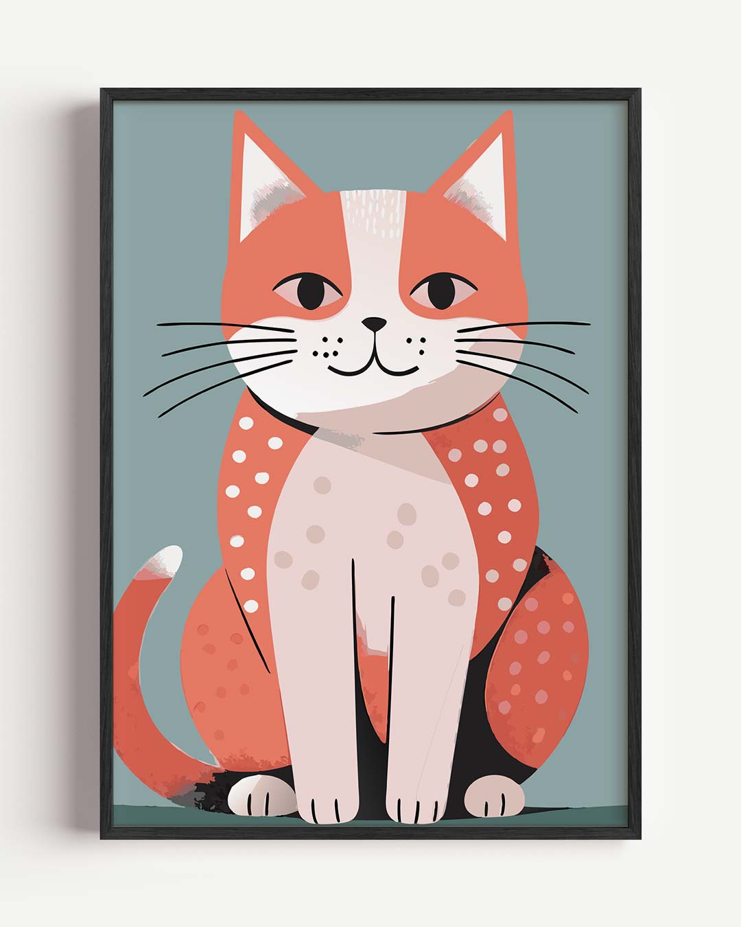 Vrolijke Kattenposter
