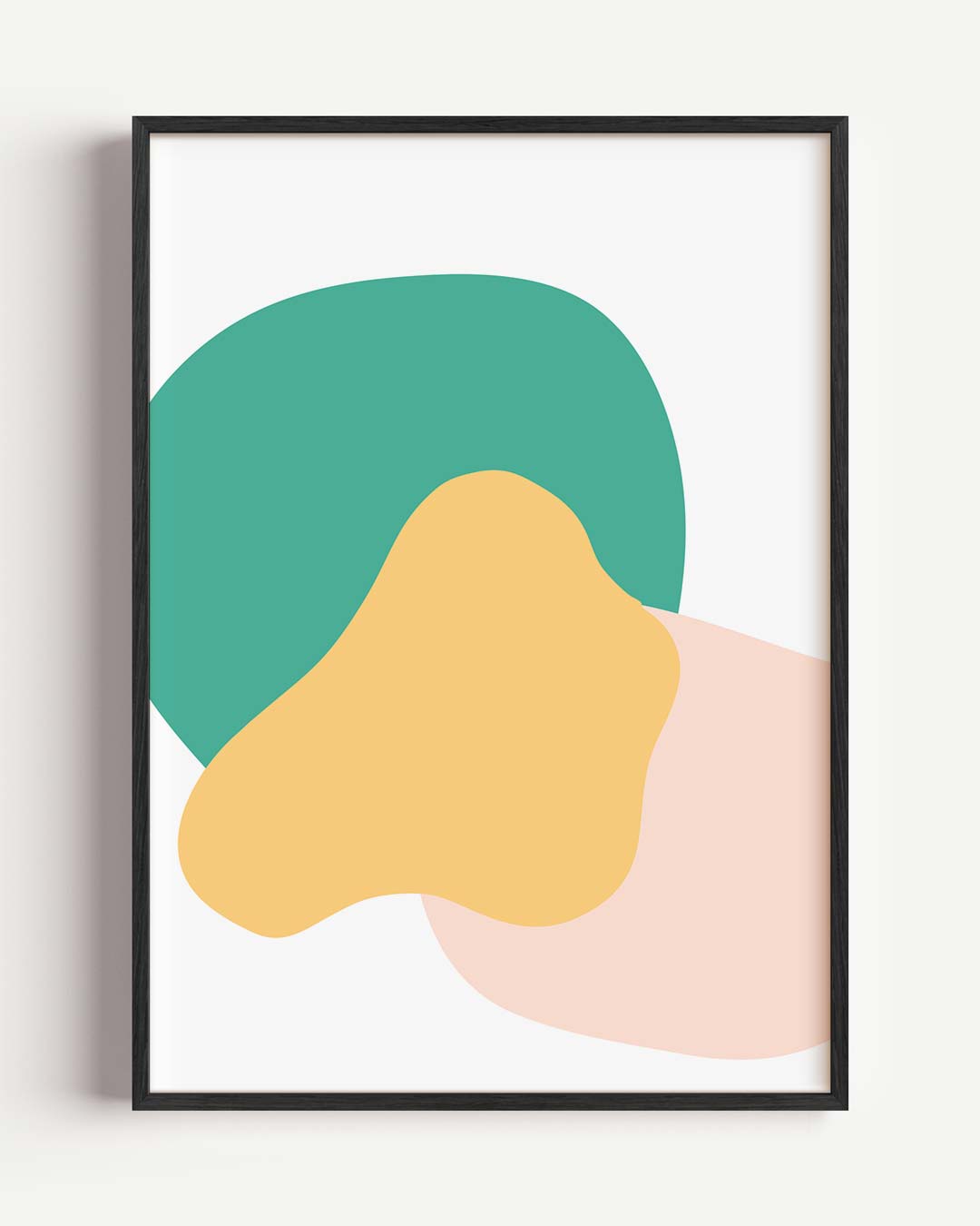 Vrolijke Abstracte Kunstposter