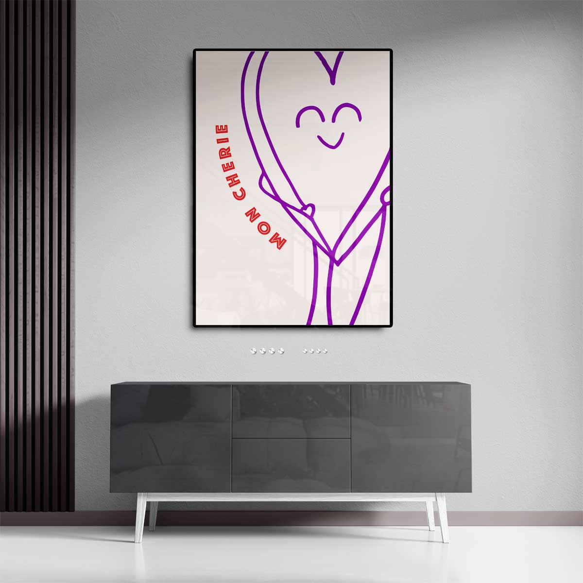 Mon Chérie Kunstwerk-canvas-dibond-plexiglas-wanddecoratie-WallArtistic