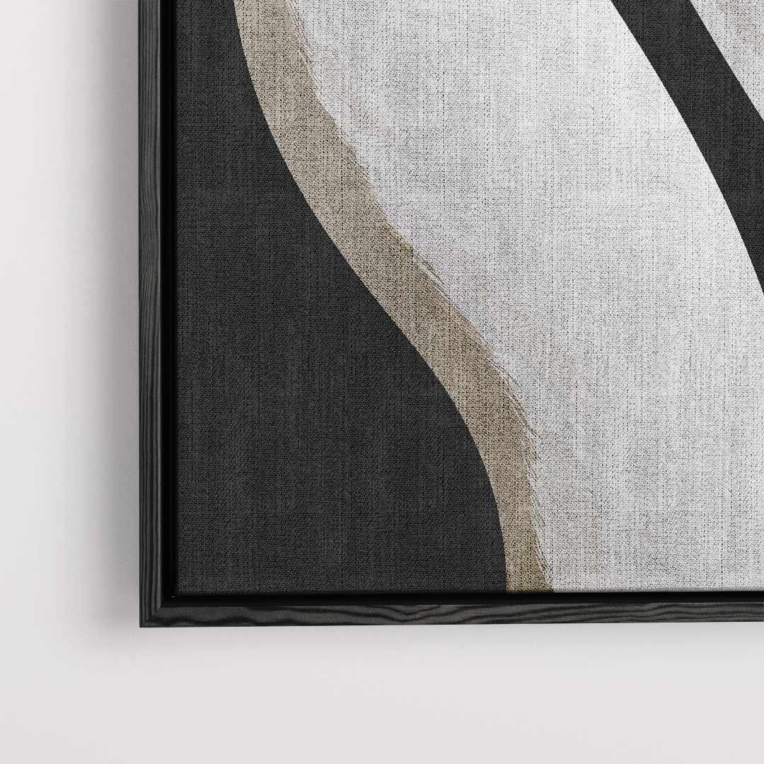 Golvende Vormen in Balans Kunstwerk-canvas-dibond-plexiglas-wanddecoratie-WallArtistic