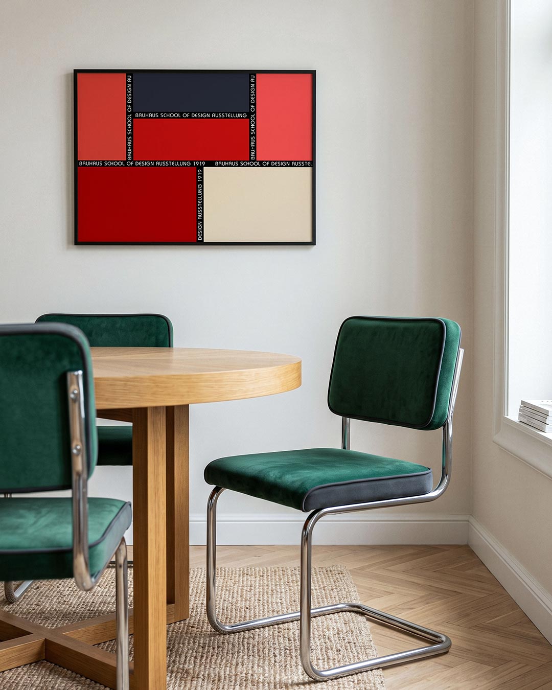 Vorm en kleurvlakken Poster