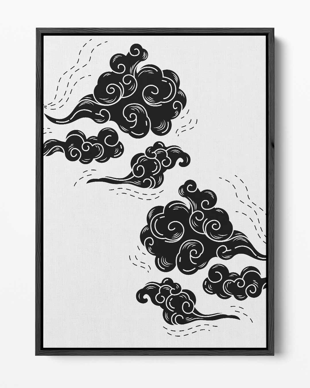 Dromerige Wolkenprint Kunstwerk-canvas-dibond-plexiglas-wanddecoratie-WallArtistic