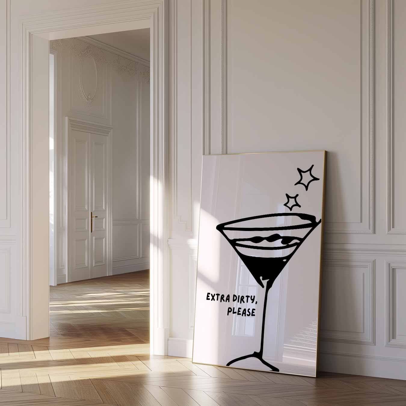 Extra Dirty Martini Poster