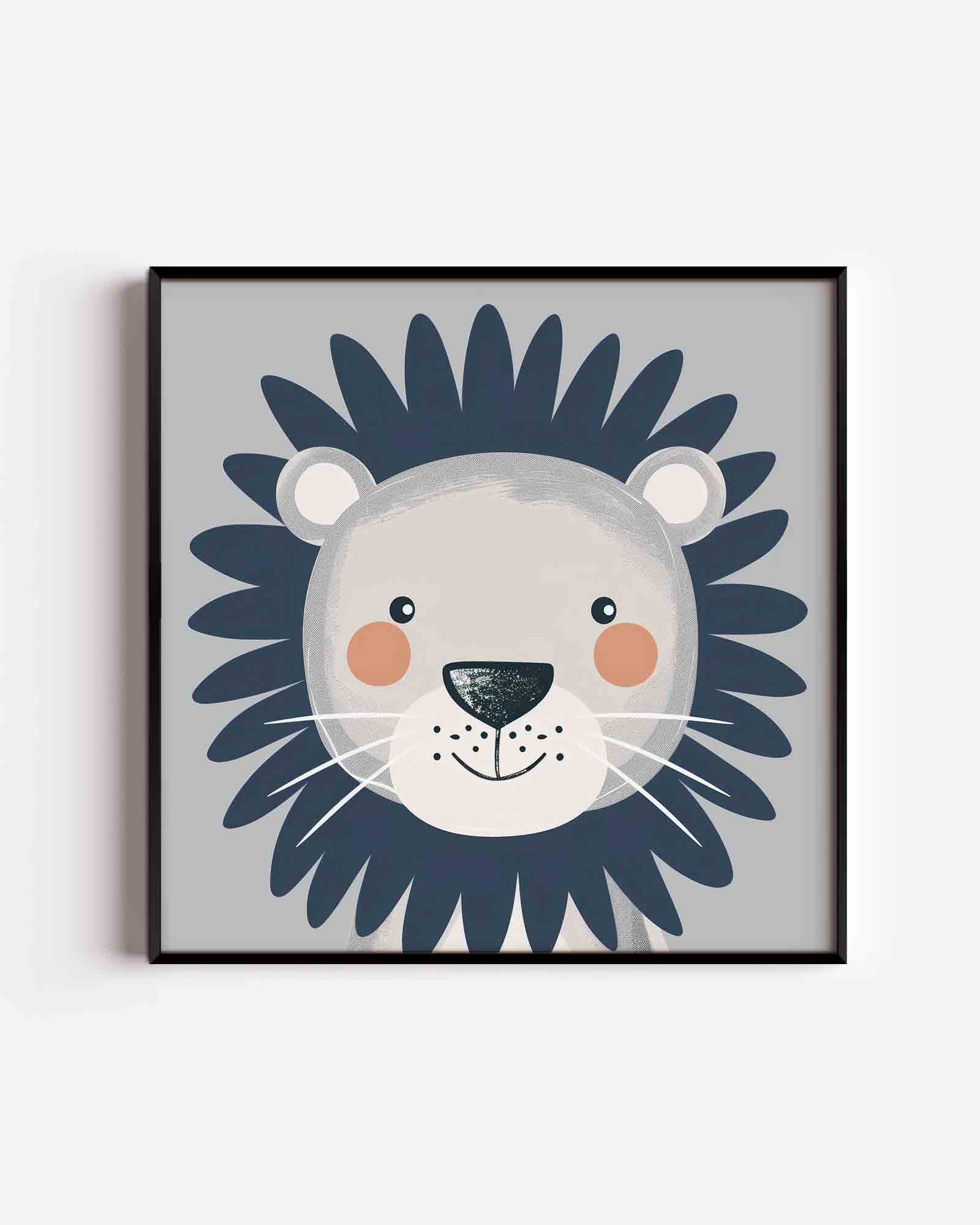 Leeuw met manen Poster