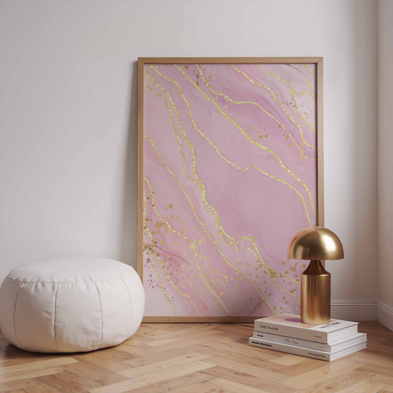 Luxe Marmer Effect Poster