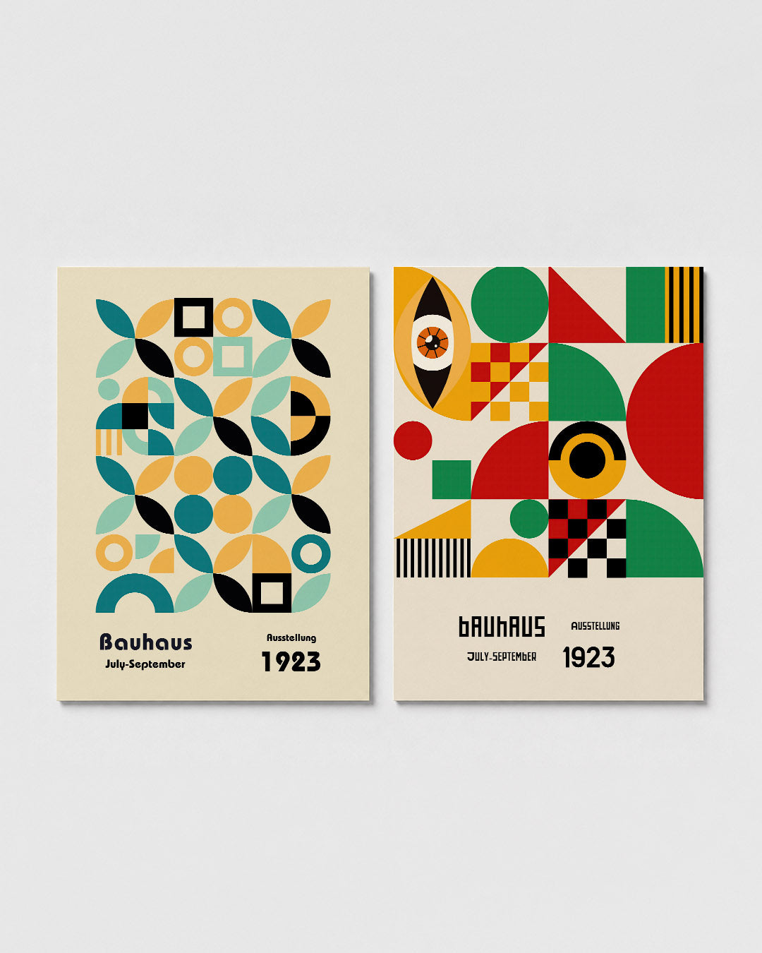 Vormen en kleurenspel Posterset