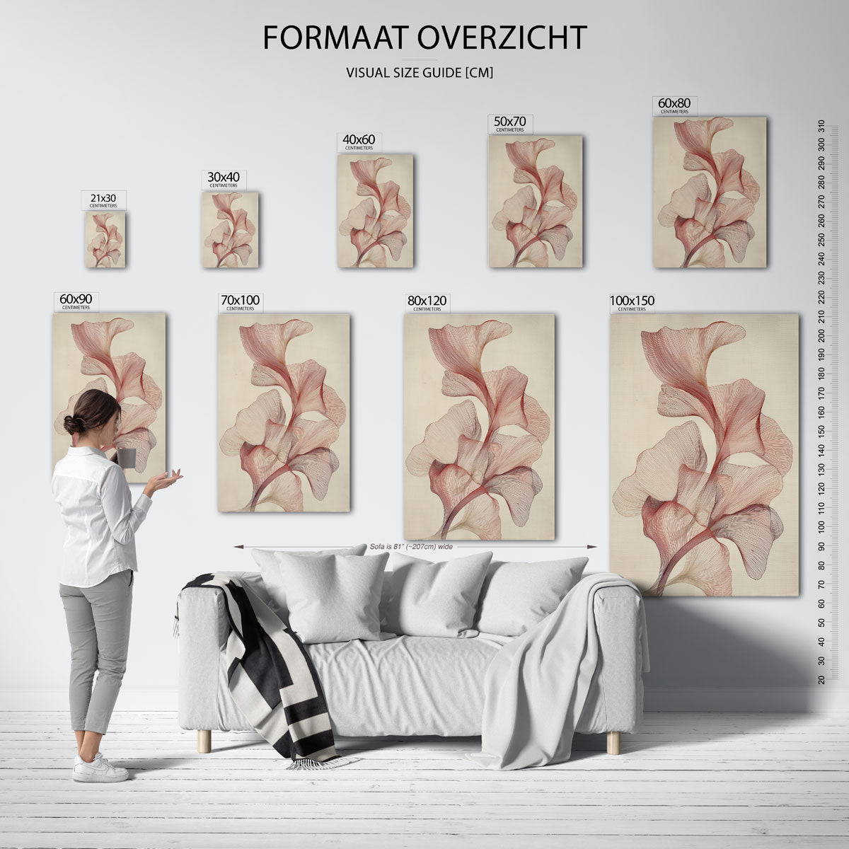 Organische lijnen Poster