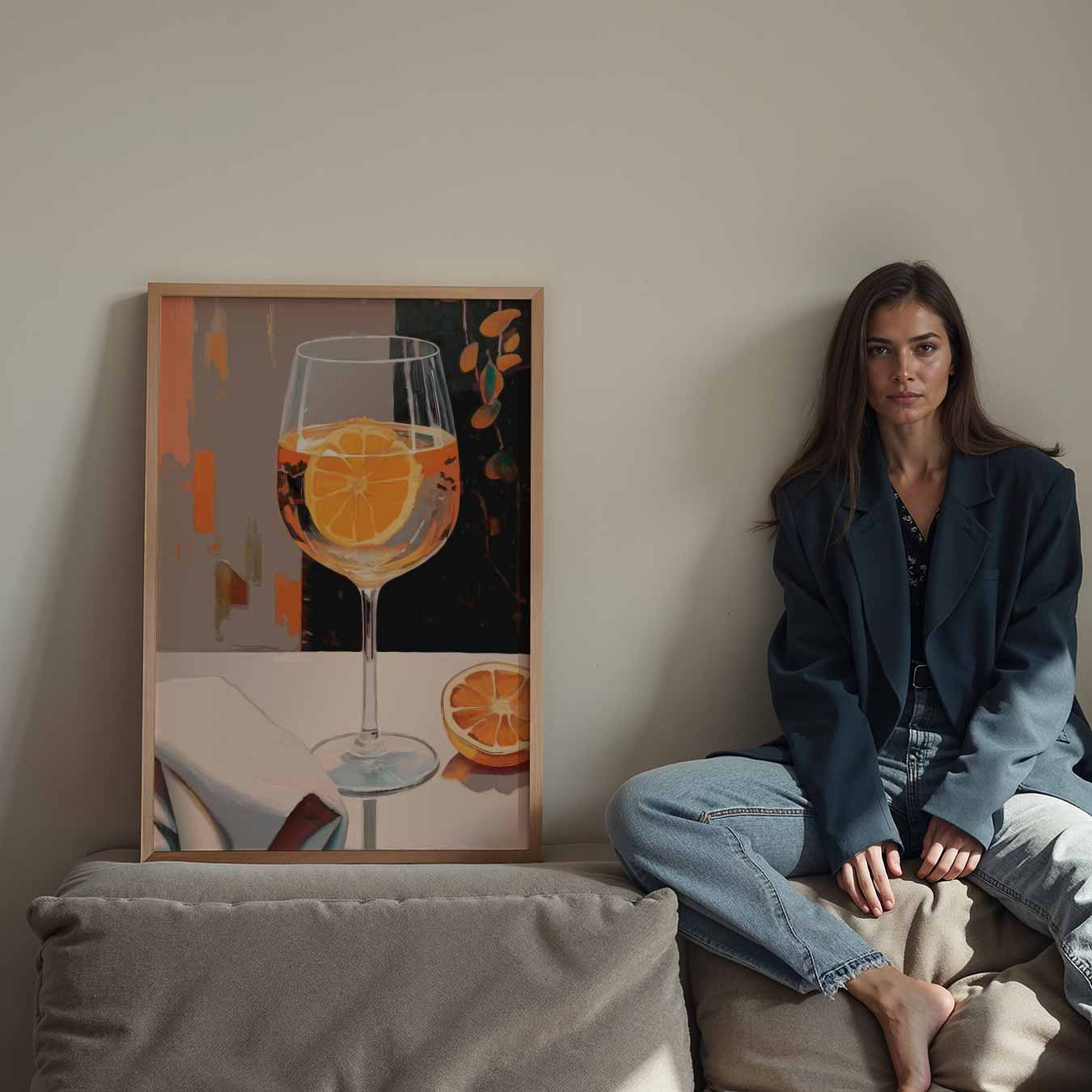 Zonnige Citrus Sfeer Poster