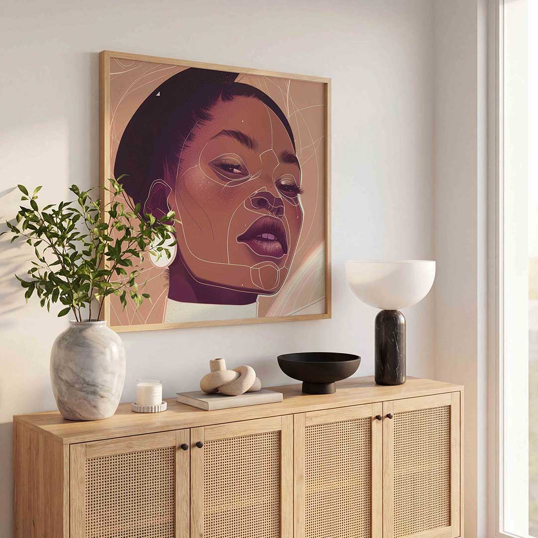 Vrouwelijk portret Poster