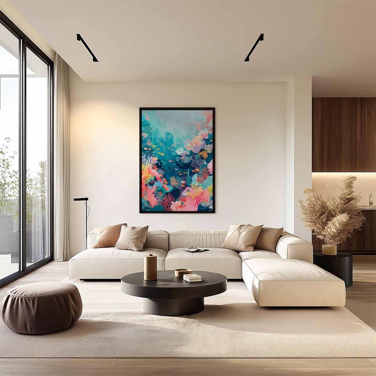 Onderwater Wonderland Kunstwerk-canvas-dibond-plexiglas-wanddecoratie-WallArtistic